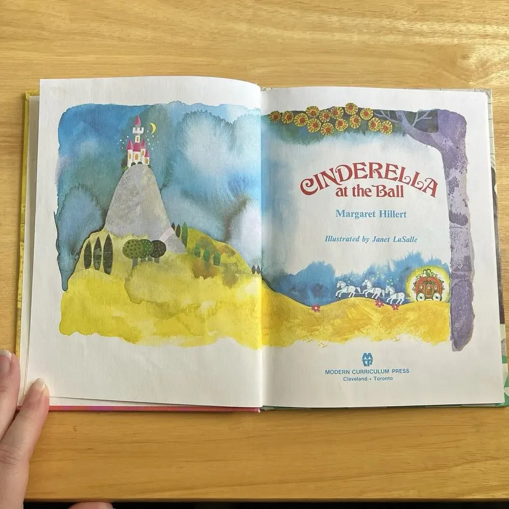 Cinderella at the Ball Hardcover Storybook Margaret Hillert Vintage 1970